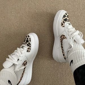 Women’s cheetah print Nike AF1